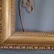 Old frame stucco wood & gilded 40.5x35.5 cm, leaf 28.2x22.9 cm sb