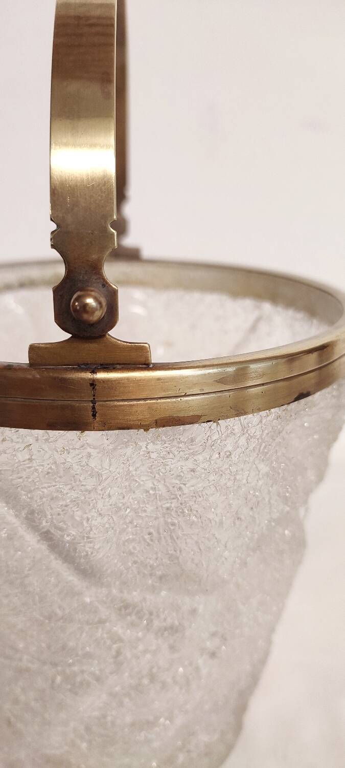 Hielera de cristal. Spain, 1970s.