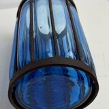 Embedded blown glass vase