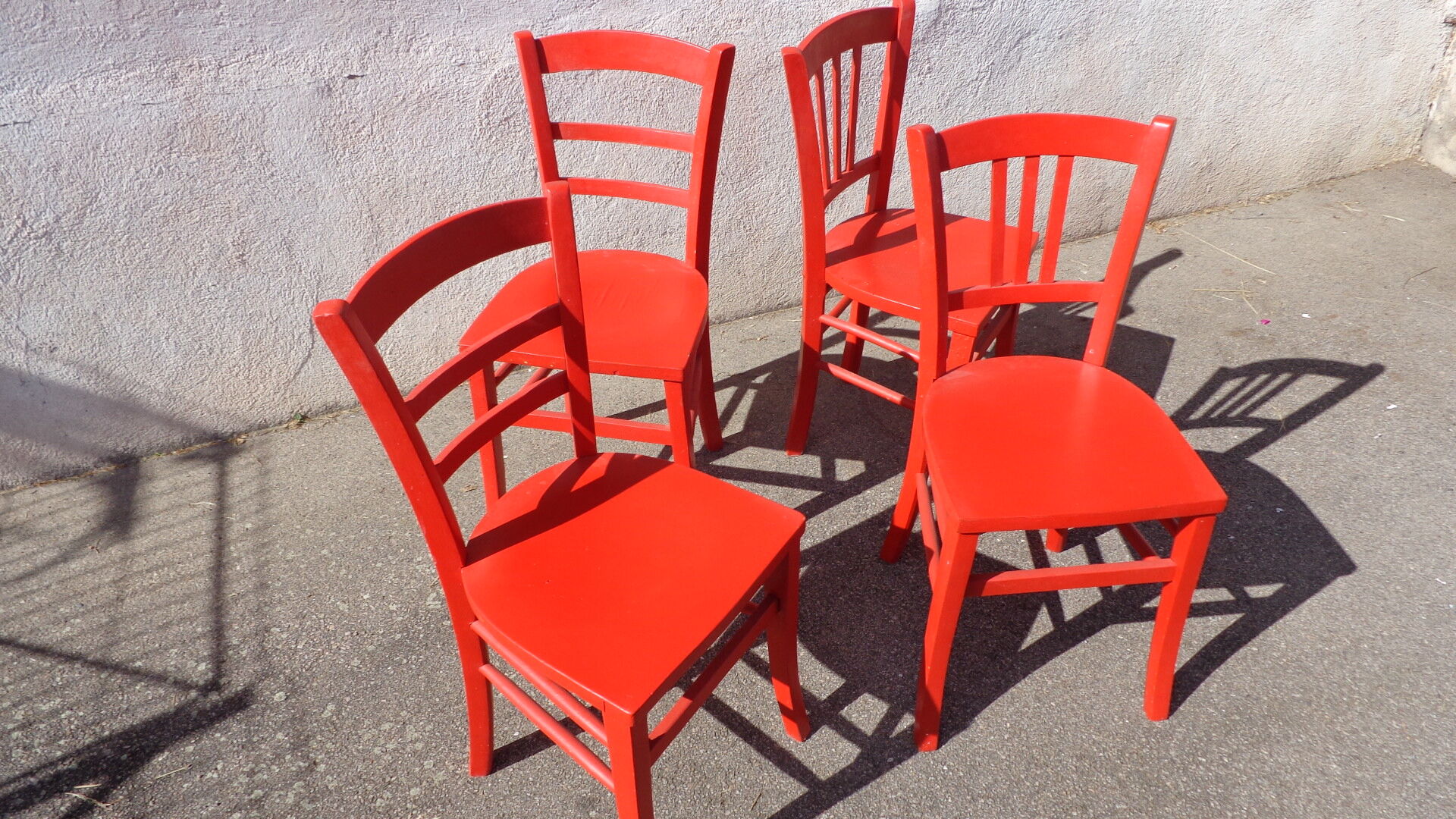 Set of 4 bistro chairs