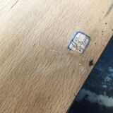 Wood and brass vacuum