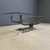 Vintage bonsai coffee table by Willy Daro, 1970s