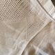 Set of 16 table napkins and an old floral damask tablecloth.