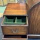1930s English buffet bar in walnut and mahogany