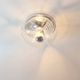 Large Mid-Century Modern Wave Flush Mount by Koch & Lowy for Peill & Putzler, Germany, 1960s/1970s