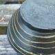 Vintage ceramic bowl signed Y. Le Mieux from the 60s-70s.