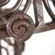 Lampadaire Art Nouveau en fer forgé, 1920