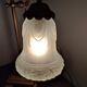 Large antique lamp collar sign art nouveau