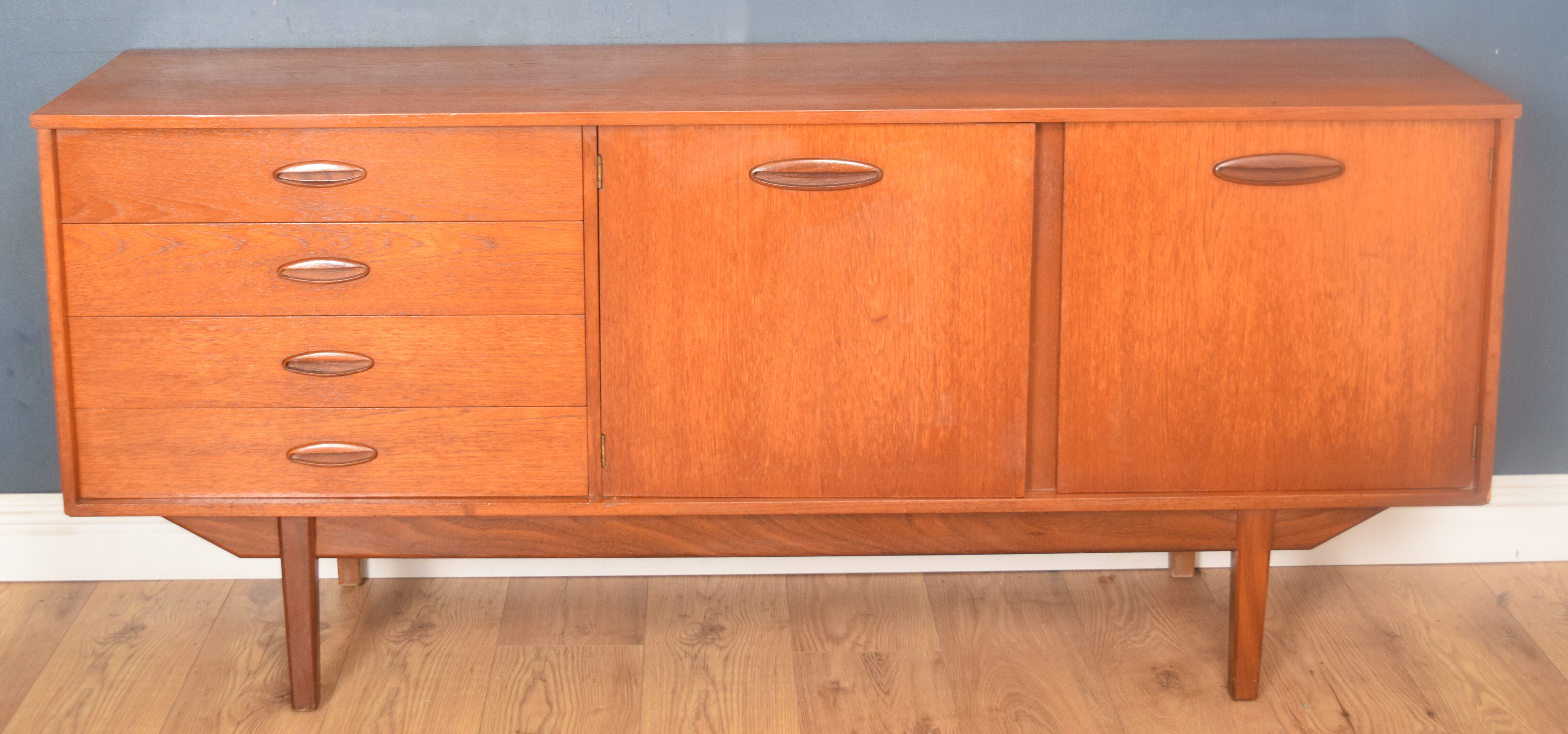 Restored Retro 1960s Homeworthy Teak Sideboard