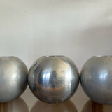 Set of 5 vintage IKEA aluminum candle holders