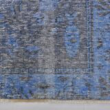 Blue Handknotted Anatolian Oushak Carpet sku 2230