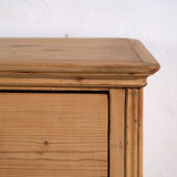 Antique solid pine chest of drawers – European rustic chest of drawers – circa 1900 #106