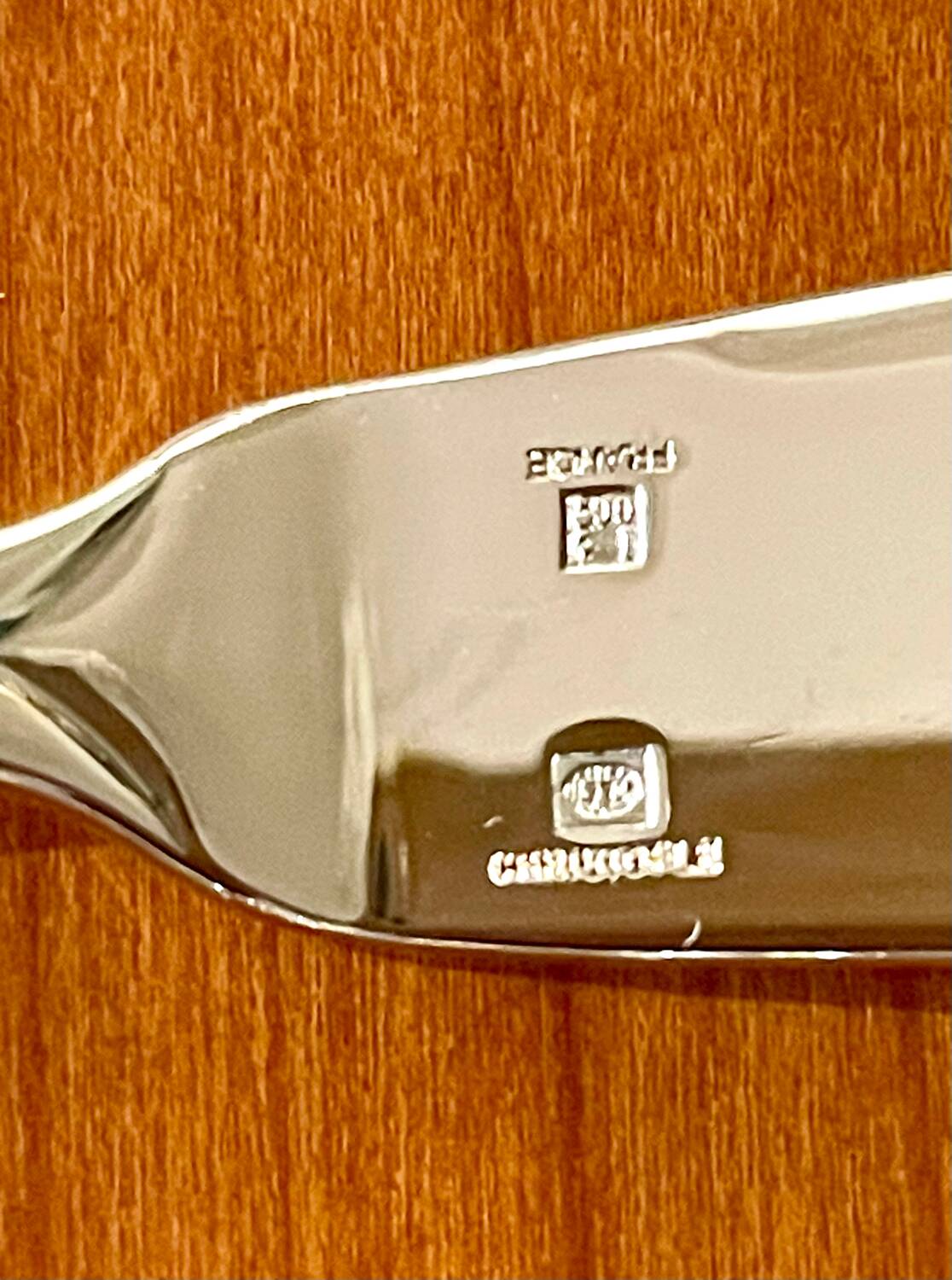 Christofle Galéa, fish cutlery, 6 forks, 6 knives.