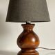 Solid Wood Lamp in a Country Style