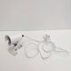 Spot lamp with clamp Lita metal white