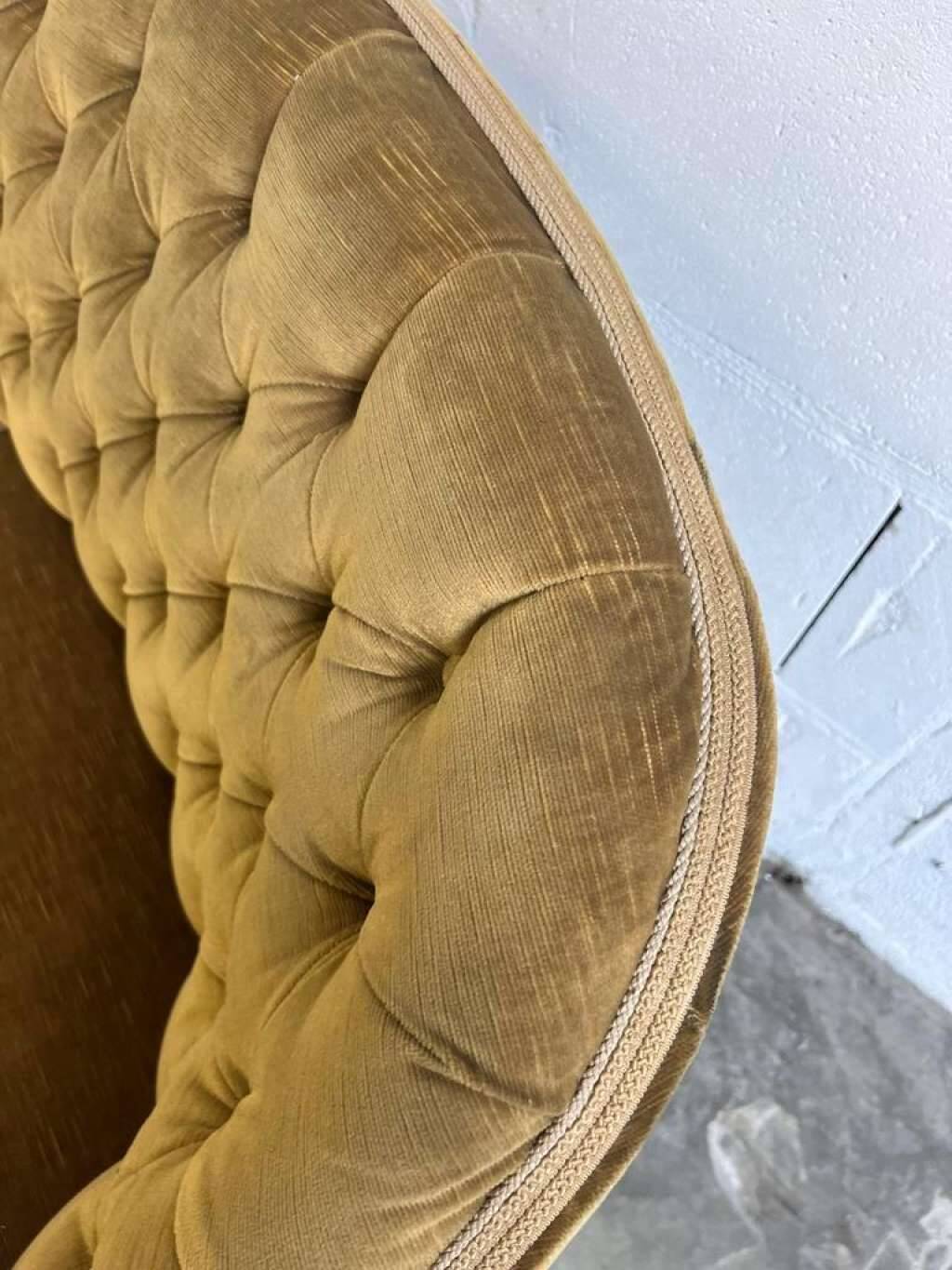 Vintage mustard yellow armchair / sofa / sofa