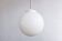 Lampe à Suspension Tchécoslovaque en Bakélite Blanche, 1970s