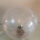 Lampe de chevet en laiton et globe en verre bullé vintage années 60-70