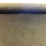 Vintage green two-seater sofa with fringes