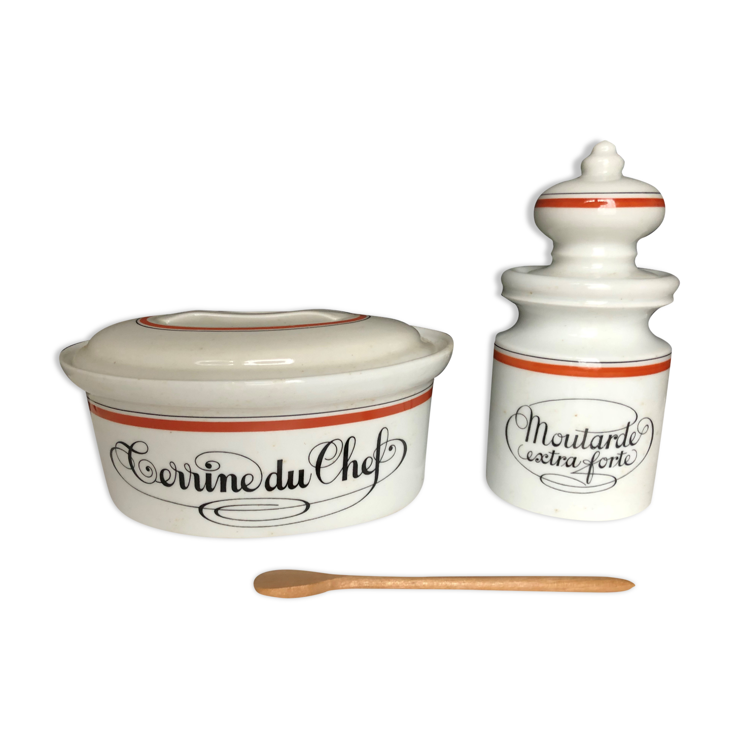 Terrine and mustard box