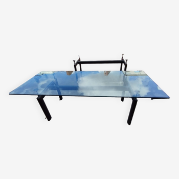 Cassina glass table Le Corbusier