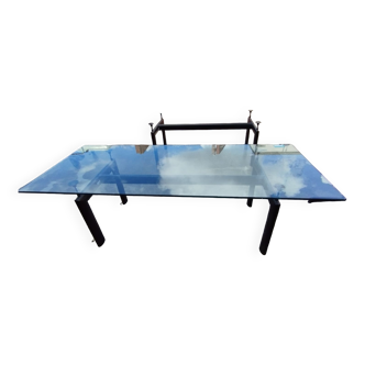 Cassina glass table Le Corbusier