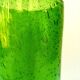 Vintage bubble glass vase