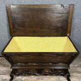 Louis XV style Piedmontese kneading trough in solid walnut circa 1850