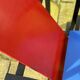 Reproduction de chaise rouge et bleue Rietveld