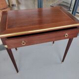 Wooden desk Louis XVI style with central drawer