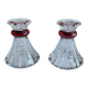 Pair of crystal candlesticks from Arques