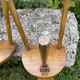 Suite de 4 tabourets de ferme