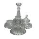 Tableware, two moulded glass table servants from the early 20th century.