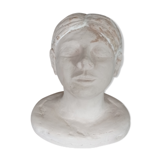 Plaster bust