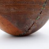 Salad bowl, ethnic wooden bowl