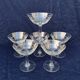7 coupes champagne verre frise ciselée