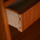 Bookcase with drawers and storage compartment