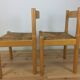 Vico Magistretti mulched chairs, Carimate model, edited by Cassina, 1960