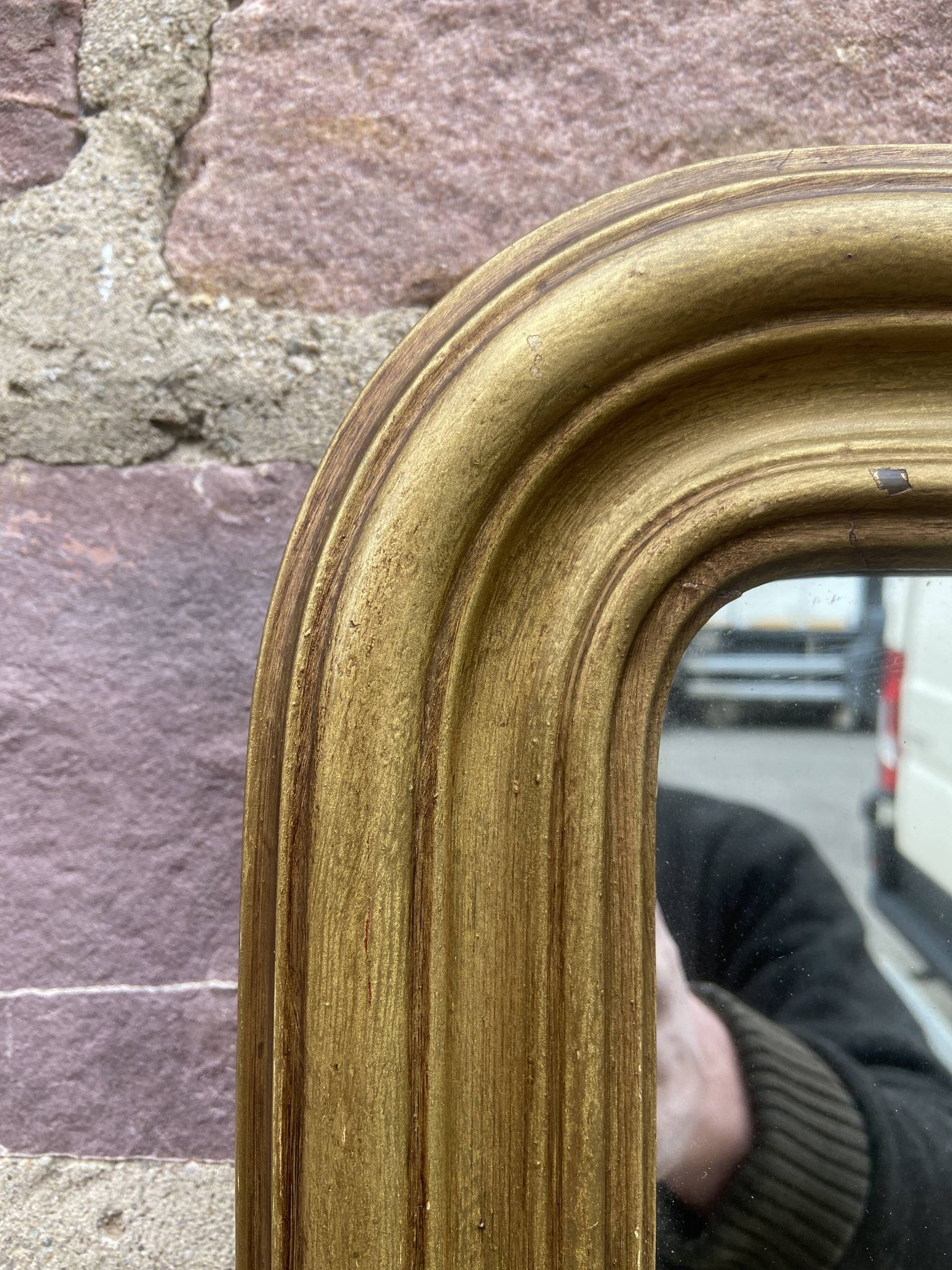 Vintage mirror mirror Louis Philippe French style Mirror Napoleon III period 1880s
