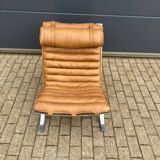 Arne norell ari lounge chair, camel cognac leather nieuwstaat!