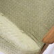 Vintage original armchair , 1960s, restored, upholstered, herringbone fabric