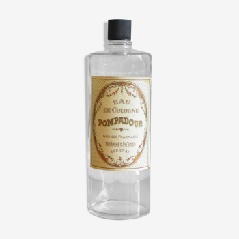 Bouteille eau de cologne Pompadour