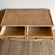 Vintage woven rattan bamboo chest of drawers