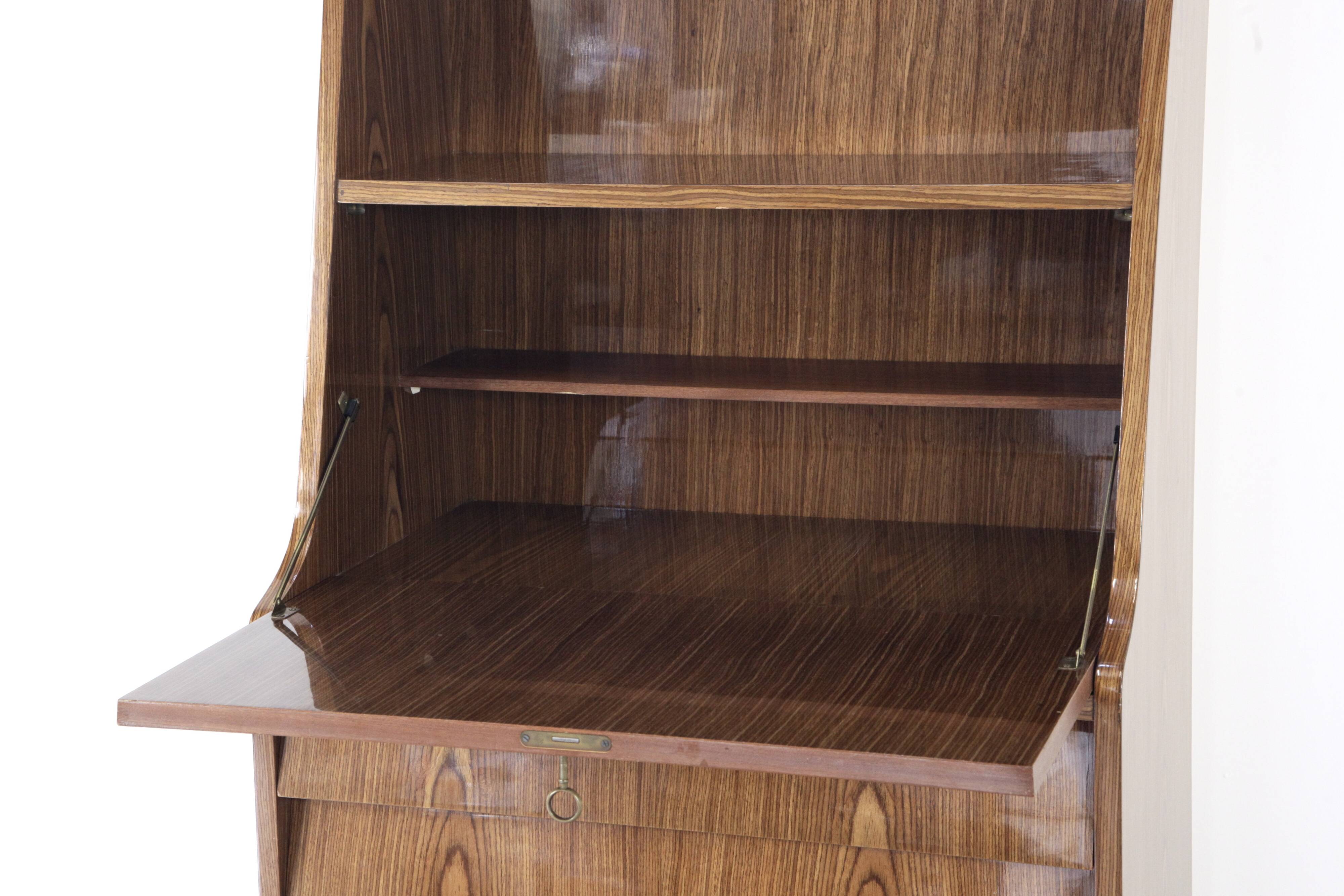 Midcentury italian bureau in teak