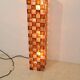 Floor Lamp in Amber and Crystal Pulegoso Glass by Poliarte, Italy, 1970s