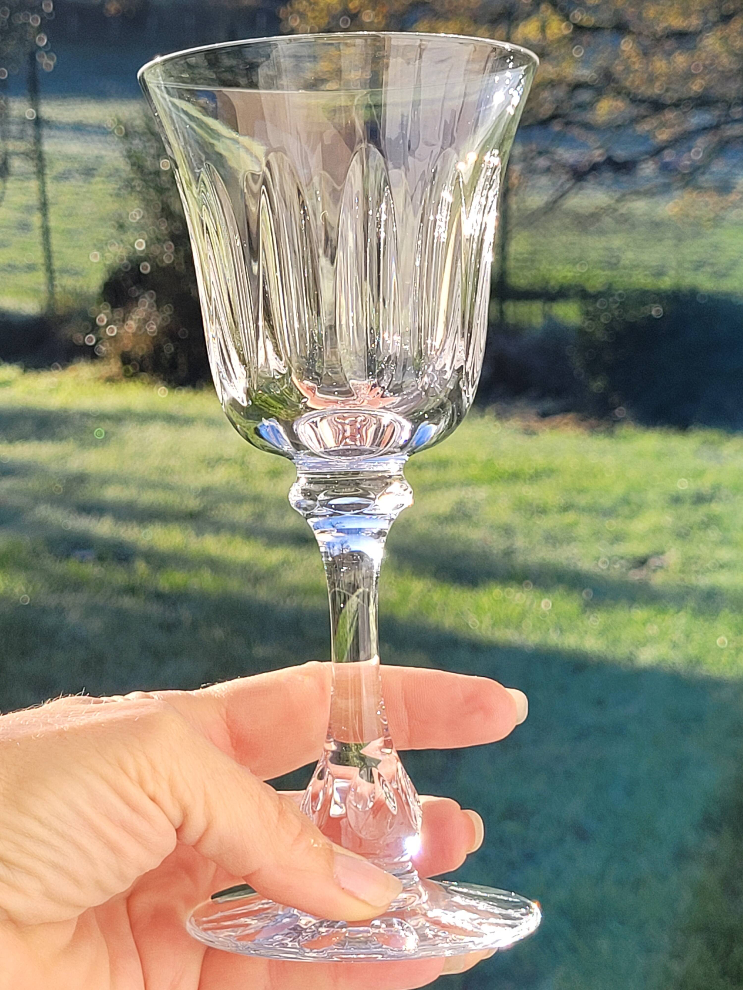 8 verres à eau vin cristal de Sevres