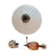 Opaline glass pendant light