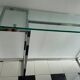Wardrobe console glass and chrome metal