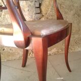 English colonial armchair in mahogany