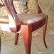 English colonial armchair in mahogany
